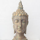 Buddhist Female Mask Decorative Object – Handmade Multicolour Polyester Designer Decor (40 cm)