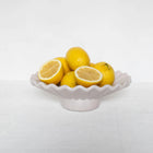 Moderna Collection Ceramic Hera Plate – Handmade White Designer Decor (25 cm)