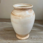 Nordic Collection Ceramic Elegant Vase – Handmade Cream & Earth Tones Designer Decor (21.5 cm)