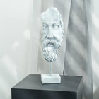 decorative zeus bust sculpture inspired by greek mythology