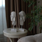 classical greek god zeus bust statue for bookshelf decor