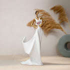 artistic woman wine bottle holder sculpture for modern interior decor