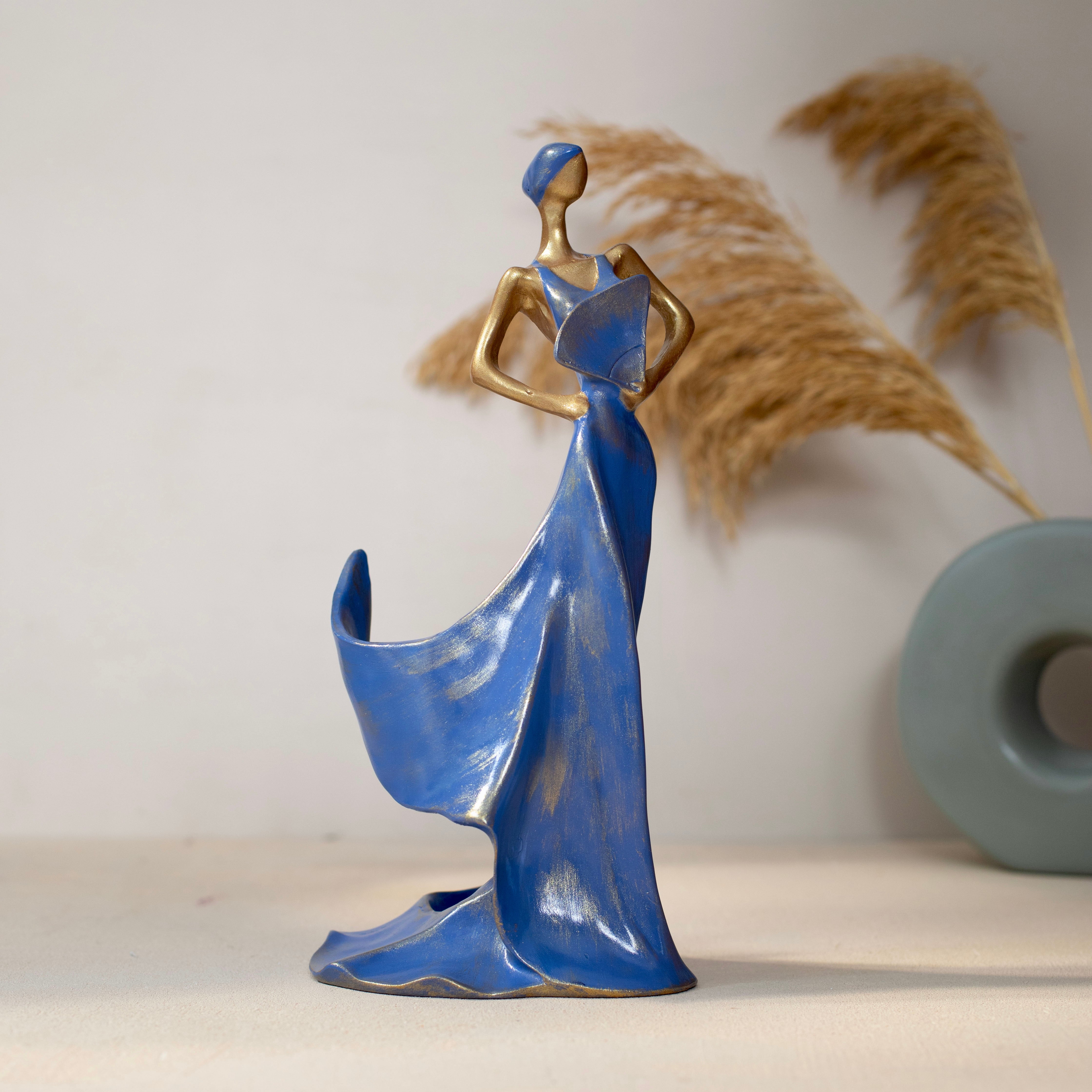 artistic woman wine bottle holder for modern interior decors