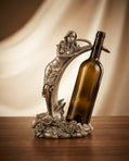 handmade bronze female sculpture wine holder decorative display