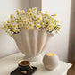 modern white ceramic decorative vase styled on a console table