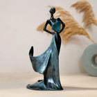 artistic woman wine bottle holder sculpture for modern interior decor